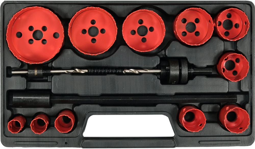 Grąžtas YATO Bimetalinių gręžimo karūnų rinkinys 7 vnt. 19-76mm 3381