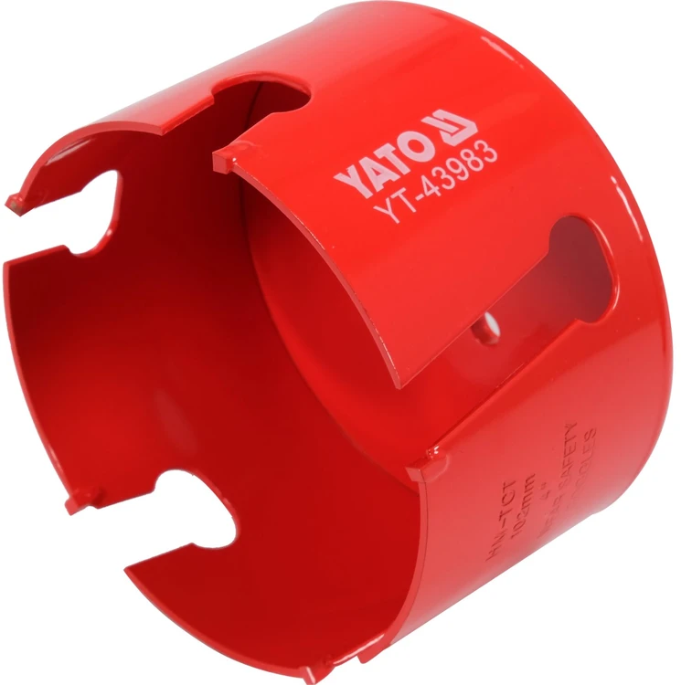 Yato UNIVERSALUS KULČIŲ Pjūklas TCT 102MM 5/8'' SILKA, KERAMINIŲ BLOKŲ IR OSB PLOKŠTEMS