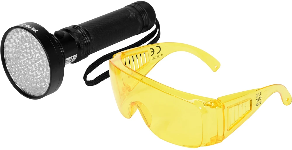 YATO UV 100 LED žibintuvėlis + AKINIAI