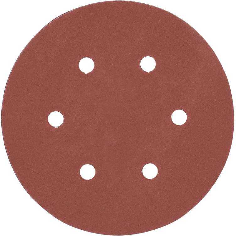 Yato Toya Sa Poland Šlifavimo popierius {velcro) | 6 skylės | 150 mm / P240 | 50 vnt. (YT-834589)