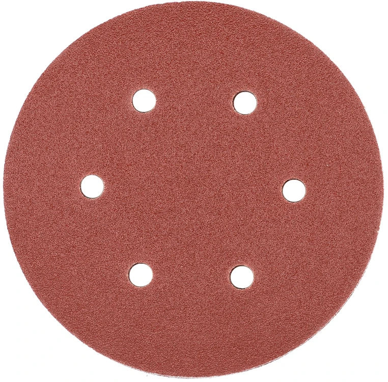 Yato Toya Sa Poland Šlifavimo popierius {velcro) | 6 skylės | 150 mm / P80 | 50 vnt. (YT-834583)