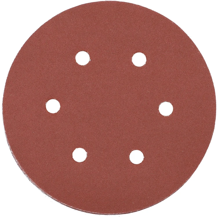 Yato Toya Sa Poland Šlifavimo popierius {velcro) | 6 skylės | 150 mm / P220 | 50 vnt. (YT-834588)