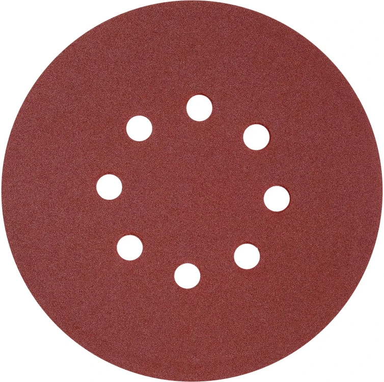 Toya Sa Poland Šlifavimo popierius {velcro) | 8 skylės | 150 mm / P240 | 50 vnt. (YT-834599)