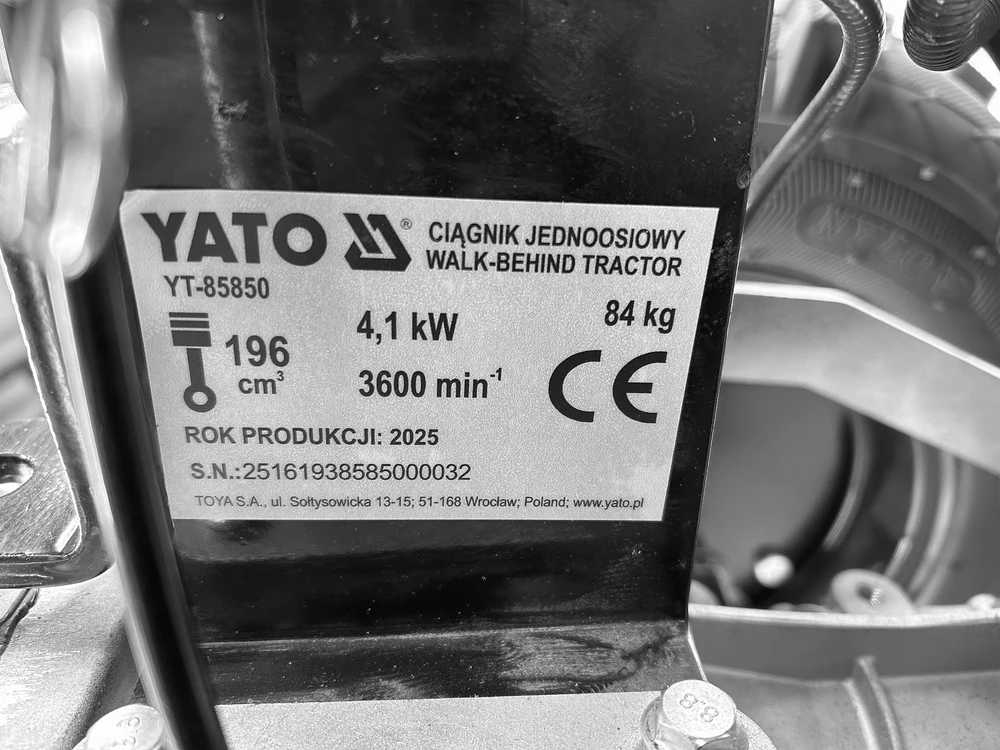 Yato VIENAŠIS TRAKTORIUS