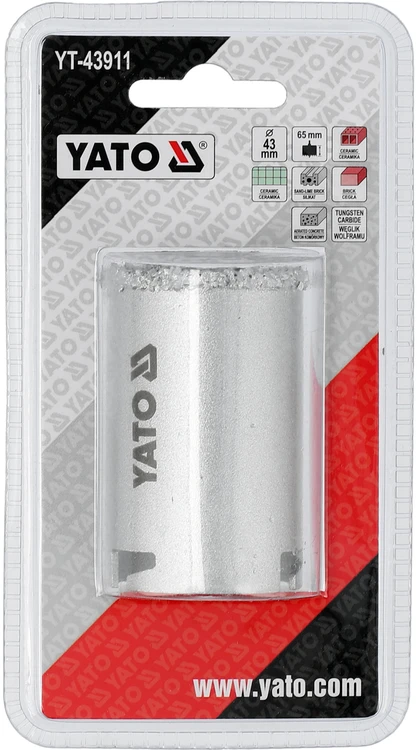 Yato Toya Sa Poland Karbidinė kiaurymėgręžė | Ø 43 mm | pjovimo gylis 65 mm (YT-43911)