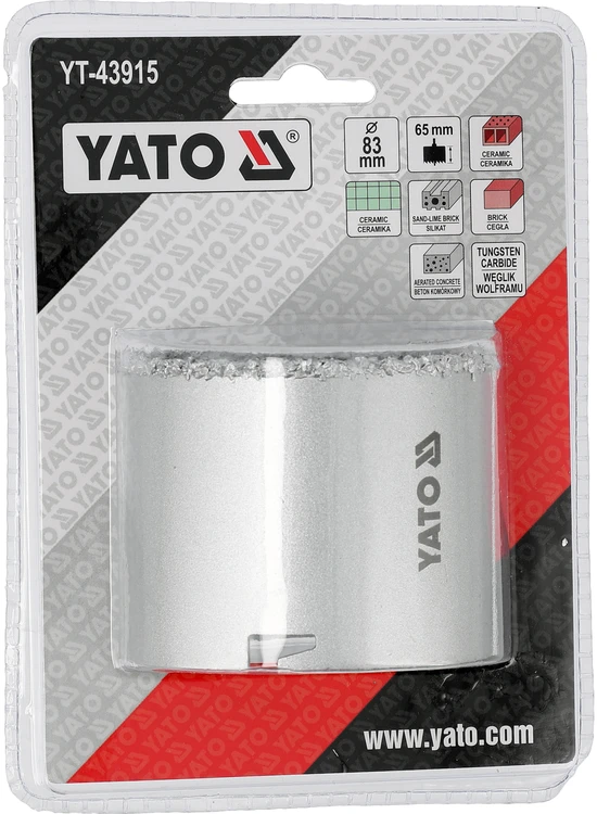 Yato YATO Gręžimo karūna WOLFRAMOWA 83mm