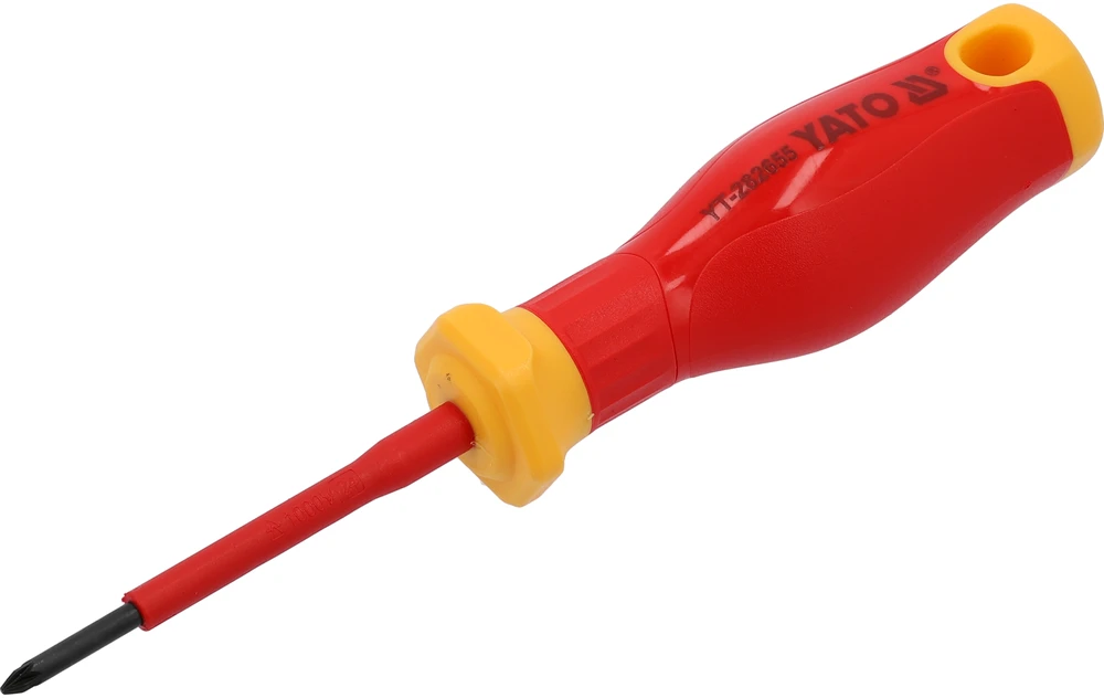Toya Sa Poland Izoliuotas atsuktuvas elektrikui | labai plonas | PZ0 x 60 mm | 1000 V (YT-282655)
