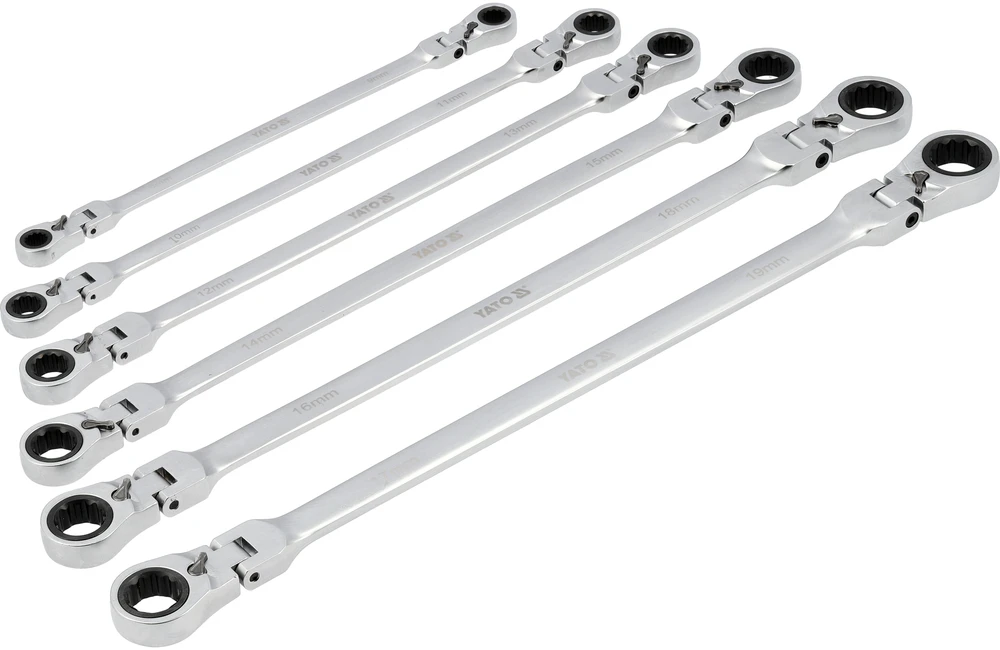 Yato ZES KEY EYE LONG SU ŽAIDIMU IR SKAIDRUMU 8-19MM 6Vnt.
