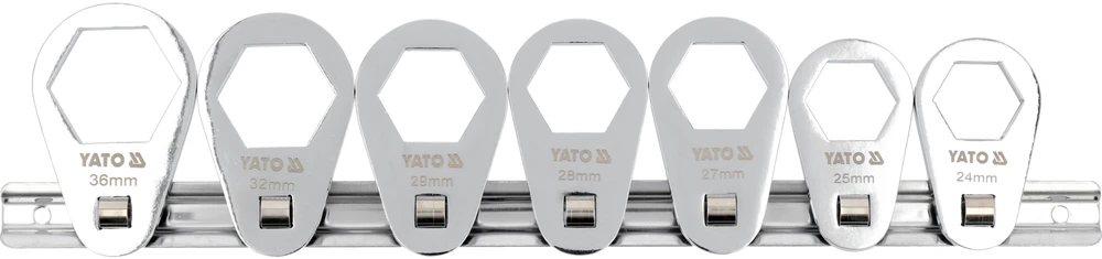 Yato Toya Sa Poland Tepalo filtro raktų rinkinys | 24 - 36 mm | 7 vnt. (YT-05985)