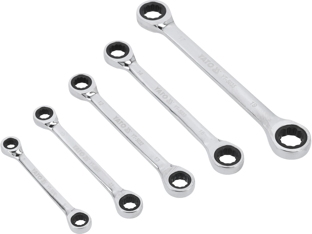 YATO RATCHET RETCHET VERŽTAŽRAKČIŲ RINKINYS 5 vnt. 5038