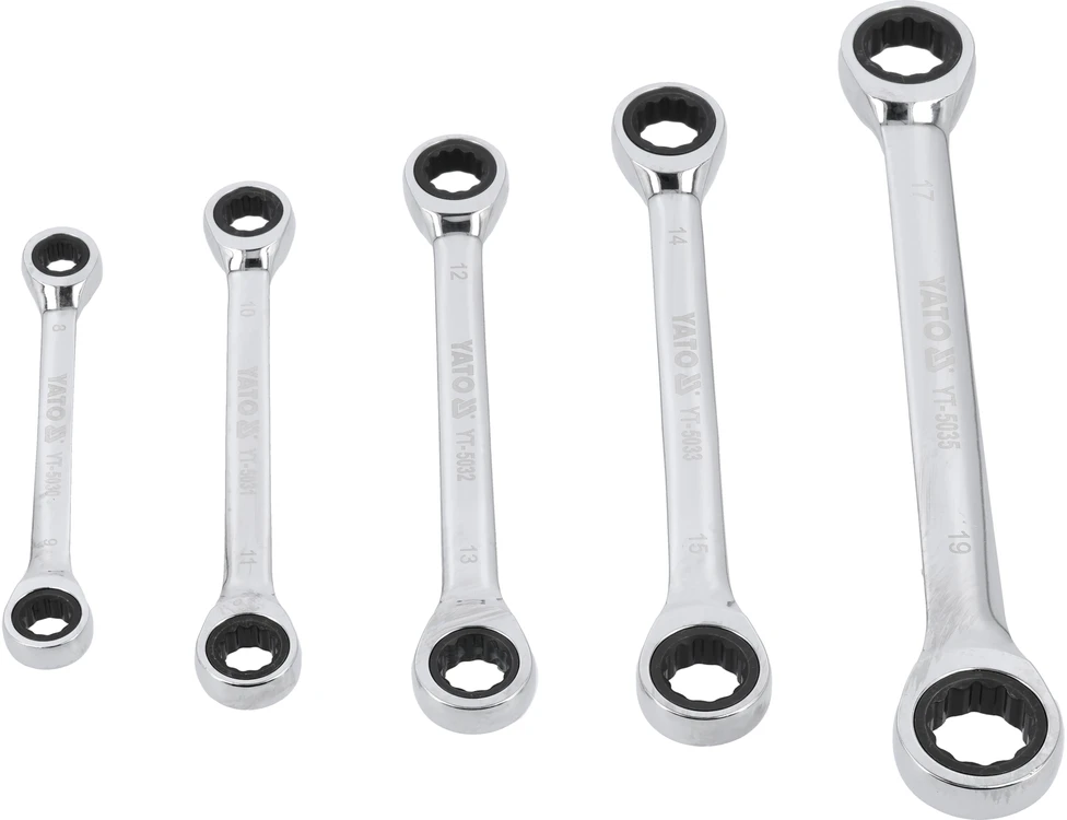 YATO RATCHET RETCHET VERŽTAŽRAKČIŲ RINKINYS 5 vnt. 5038