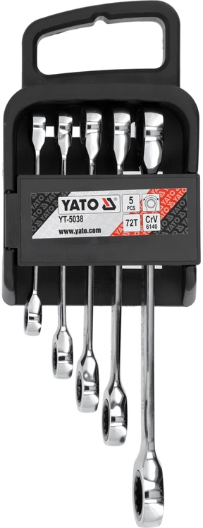 YATO RATCHET RETCHET VERŽTAŽRAKČIŲ RINKINYS 5 vnt. 5038