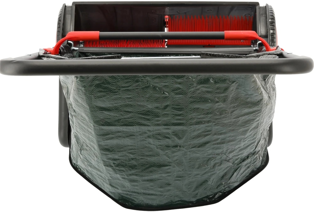 Yato Sodo atliekų surinkėjas, 53 cm darbinis plotis, 100 L talpa, rankinis vejos šlavėjas, lapų ir žolės surinkėjas terasoms ir vejoms