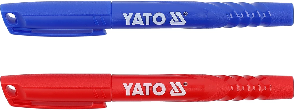 Yato Toya Sa Poland Techniniai markeriai | 2 vnt | raudona mėlyna (YT-69301)
