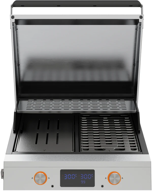 Toya Sa Poland Elektrinis grilis | 2300W | LED panelė | 2 zonos | Yatomi (YG-20071)