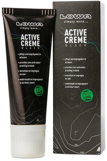 Vokietija Avalynės kremas Lowa Active Creme Juodas 75ml