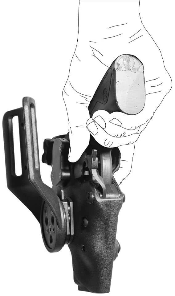 Dėklas pistoletui VEGA Vegatek Duty VKD873, tinka H&K SFP9
