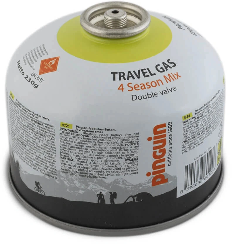 Dujų balionėlis Pinguin Gas kartuša 230 g (230 g.)