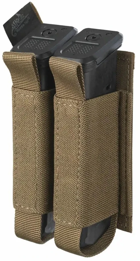 Dvigubas įdėklas pistoleto dėtuvėms Helikon-Tex, Juoda