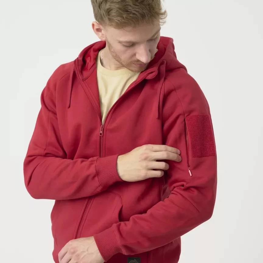 Džemperis Helikon-Tex Urban Tactical Hoodie Lite (FullZip)®, Pilka