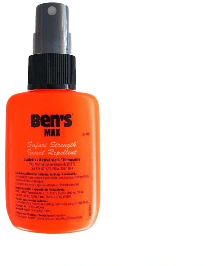 Bens Logo Priemonė uodams atbaidyti Ben's Max, 37 ml