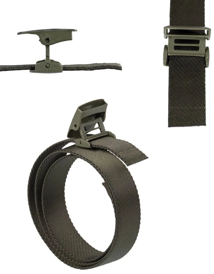 Elastingas greito atsegimo diržas MIL-TEC, Olive Žalias