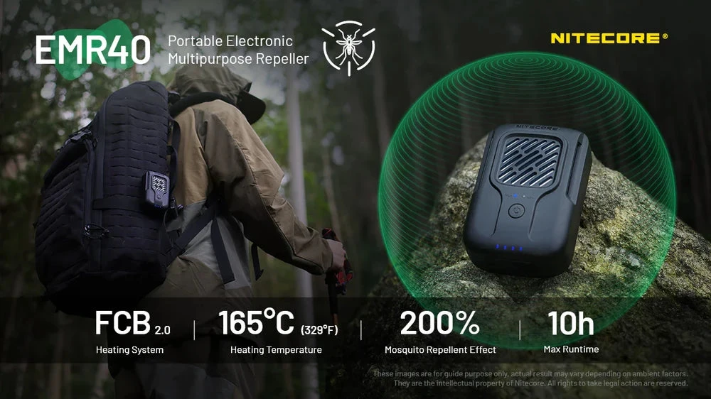 Įrenginys nuo uodų Nitecore EMR40