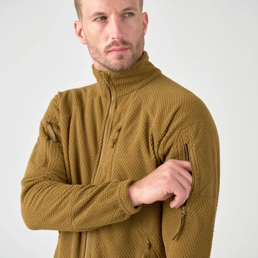 Flisinis džemperis Helikon-Tex Alpha Tactical, Olive Žalias