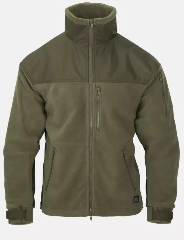 Flisinis džemperis Helikon-Tex Classic Army, Olive Žalias
