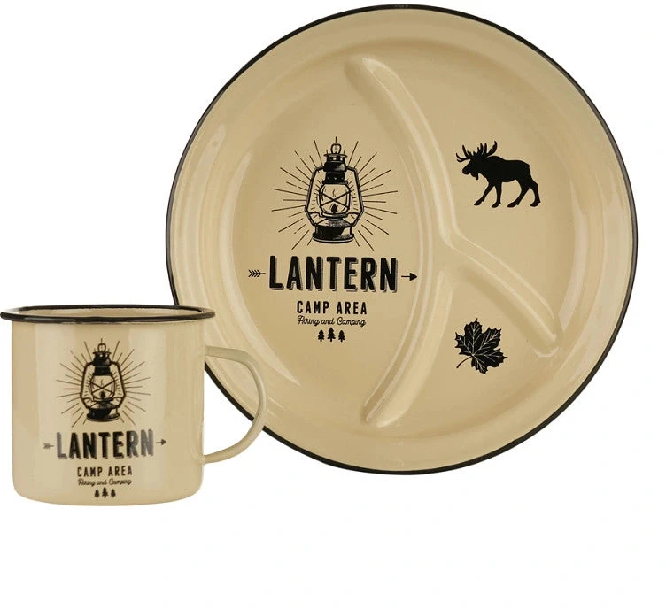 Fosco Emaliuota lėkštė Outdoor Lantern