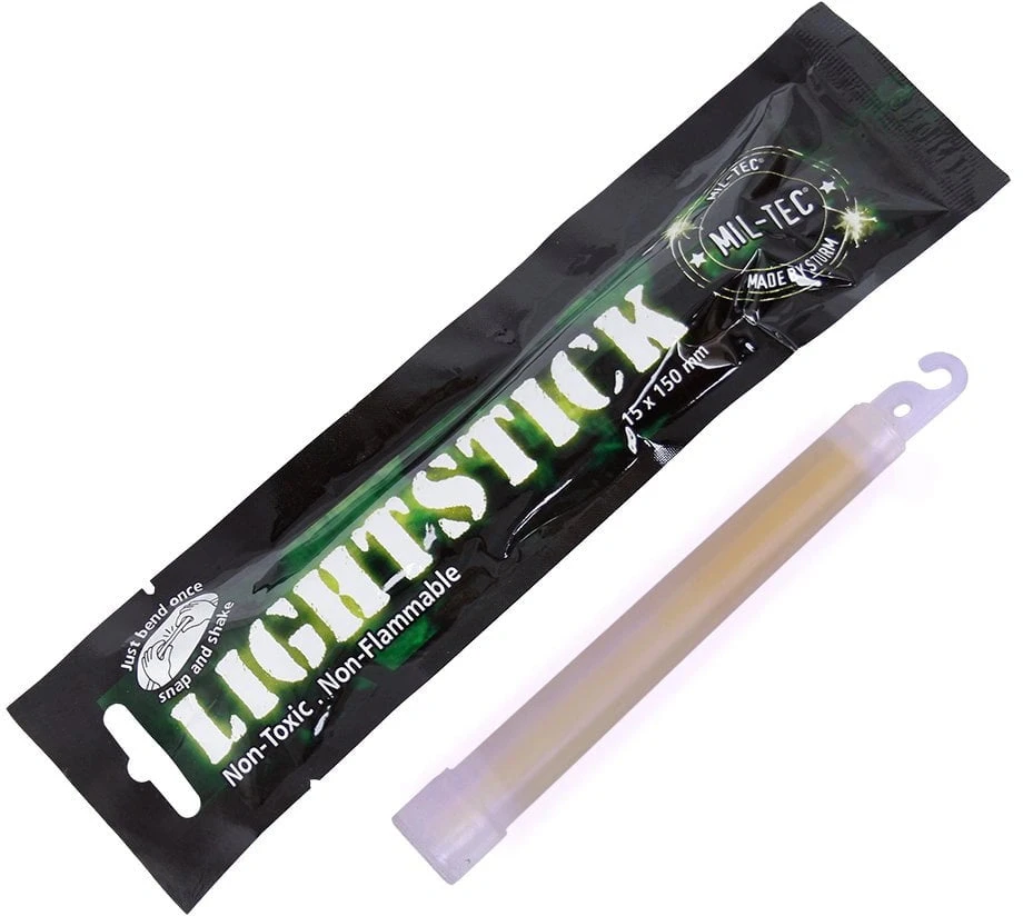 Mil-Tec Liuminiscencinės šviesos lazdelė Miltec 15cm žalia