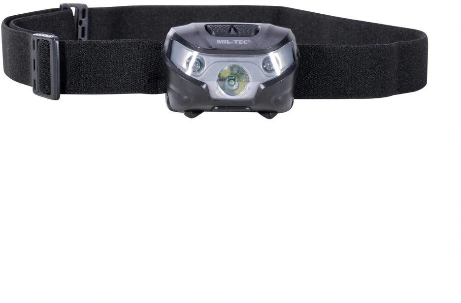 Prožektorius ant galvos MIL-TEC®, CREE XPE - juodas