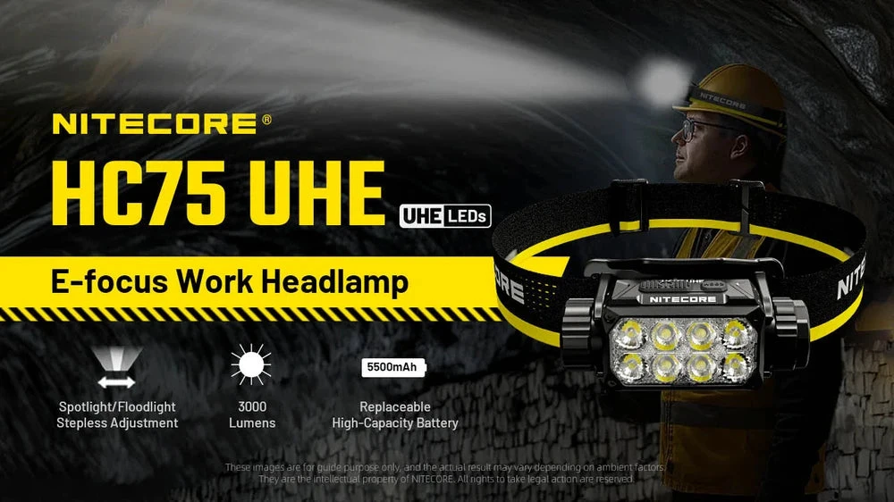 Nitecore Žbunduvėlis bakui HC75 UHE