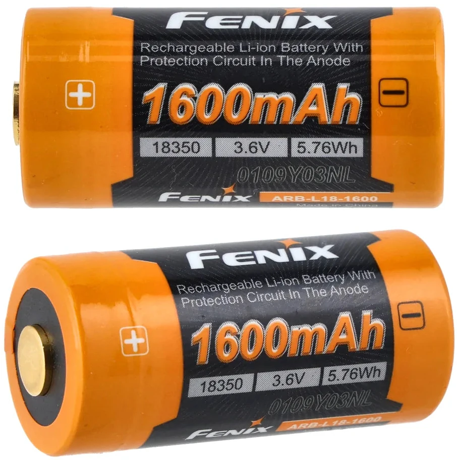 Įkrauna baterija Fenix USB ARB-L18 (18350 1600 mAh 3,6 V)