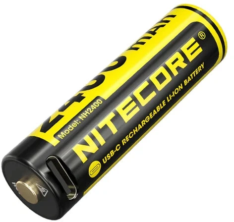 Nitecore NH2400 2400mAh USB-C įkraunama AA baterija, 1 vnt.