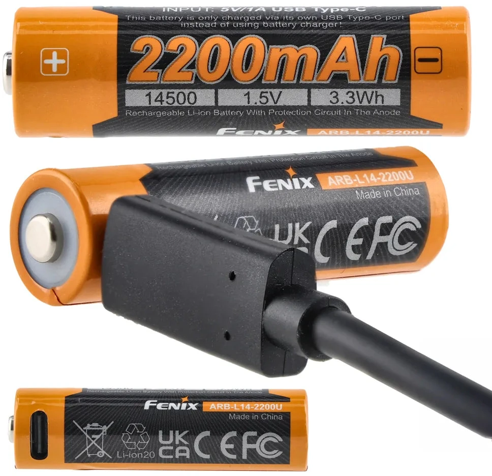 Akumuliatorius Fenix USB ARB-L14U (2200 mAh 1,5 V)