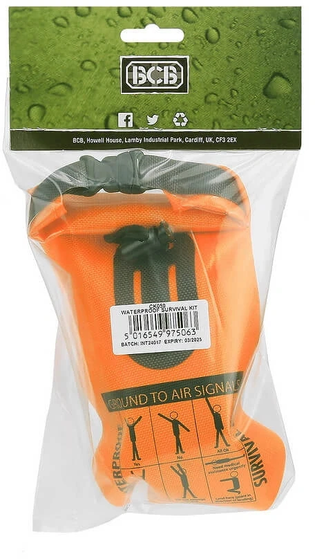 Išgyvenimo rinkinys BCB Atsparus vandeniui survival kit CK050