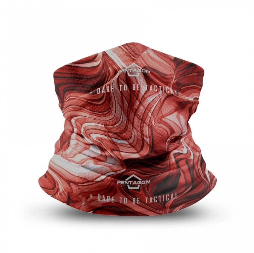 Kaklamautė Pentagon Skiron "Liquid", Maroon Raudona