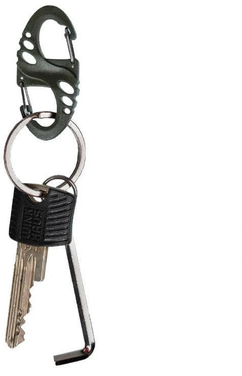 Mil-Tec S-Hook snap hook set - Juodas
