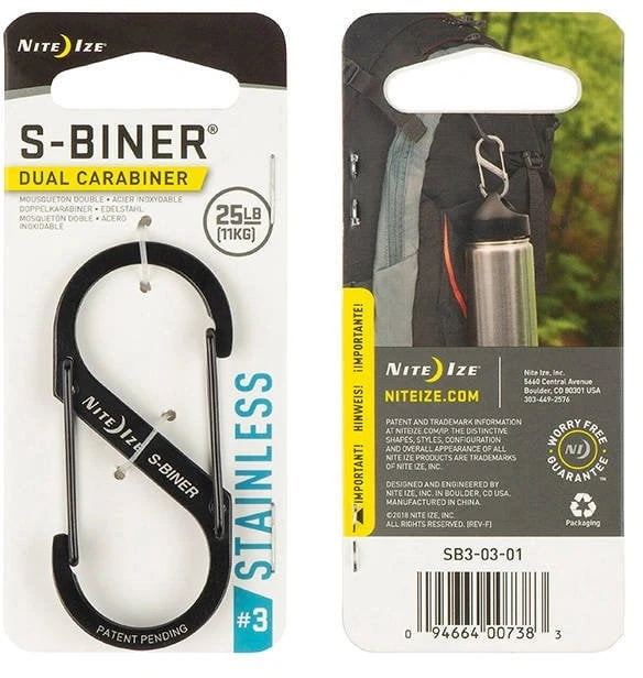 Karabinas Nite Ize S-Biner #3, 6cm