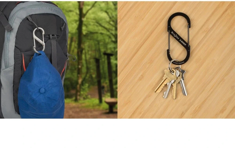 Karabinas Nite Ize S-Biner #4, 9cm.