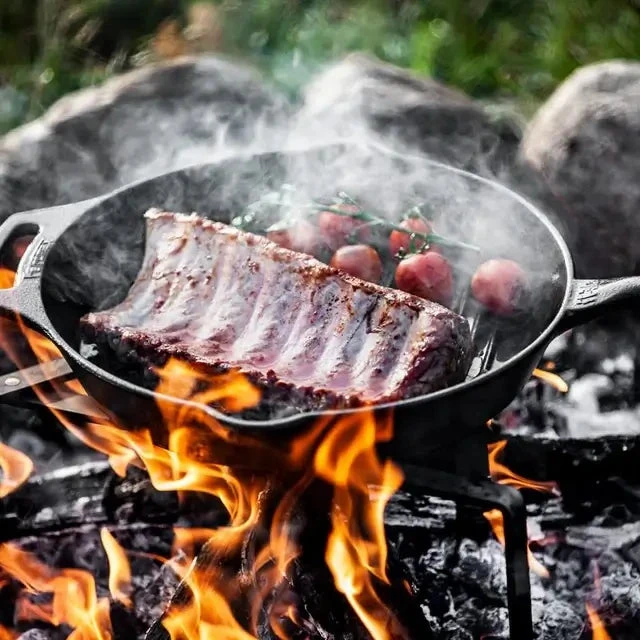 Ketaus keptuvė su rankena PETROMAX GRILL