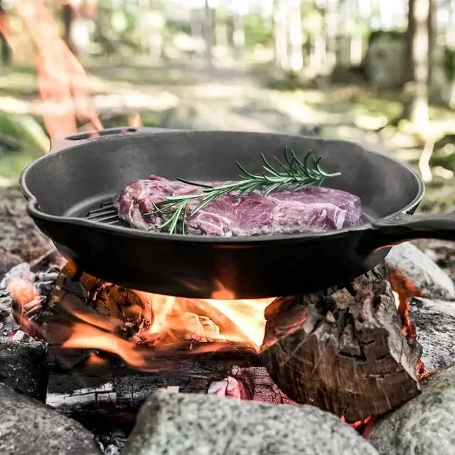 Ketaus keptuvė su rankena PETROMAX GRILL