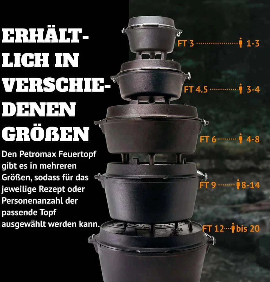 Ketaus puodas PETROMAX DUTCH OVEN