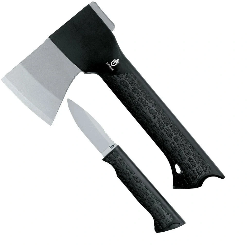 Gerber Hunting Gator Combo Ax Axe + mini Peilis