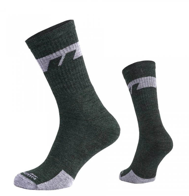 Kojinės Pentagon Alpine Merino Medium, Žalia