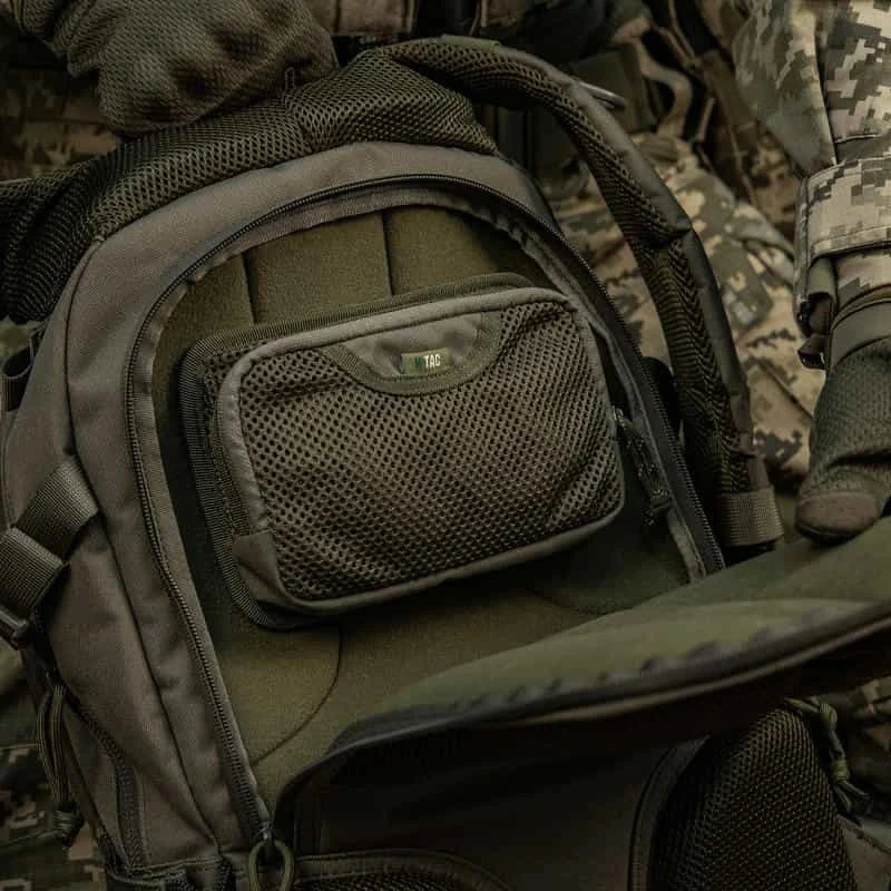 Krepšelis M-Tac Hook & Loop Utility Panel, Ranger Žalias