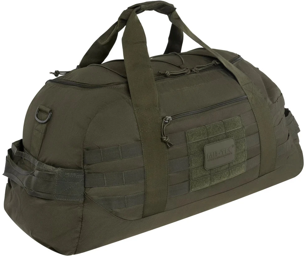 Krepšys Mil-Tec US Combat Parachute Cargo, 54l., Olive Žalias