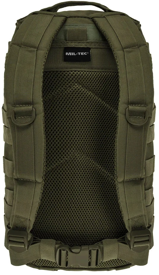 Kuprinė Mil-tec Assault SM, žalios spalvos, 20L