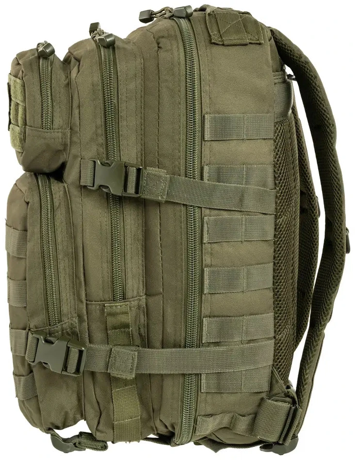 Kuprinė Mil-tec Assault SM, žalios spalvos, 20L